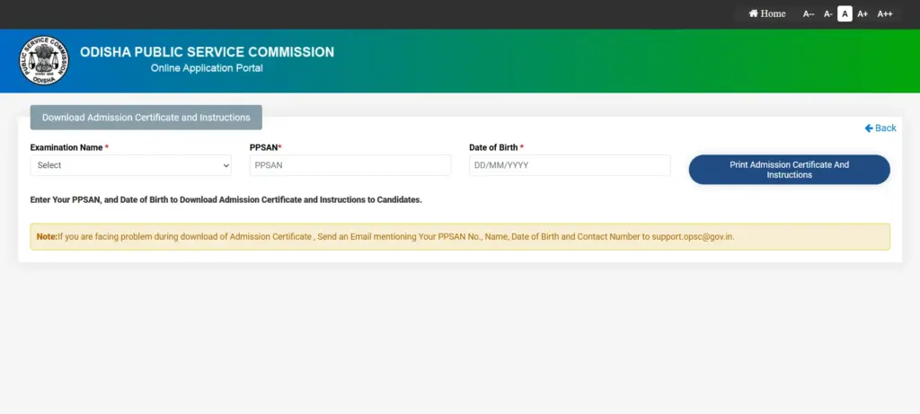 OPSC Admit Card 2025 Released at opsc.gov.in: Direct Link to Download