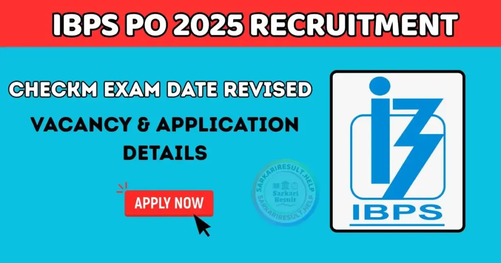 IBPS PO 2025 Recruitment