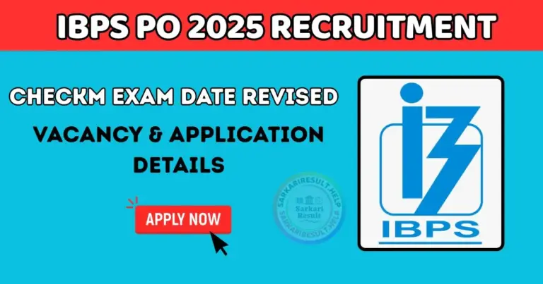 IBPS PO 2025 Recruitment