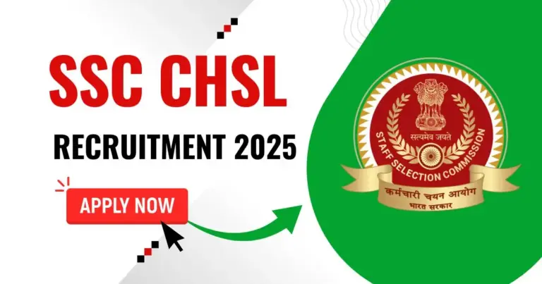 SSC CHSL 10+2 Recruitment 2025
