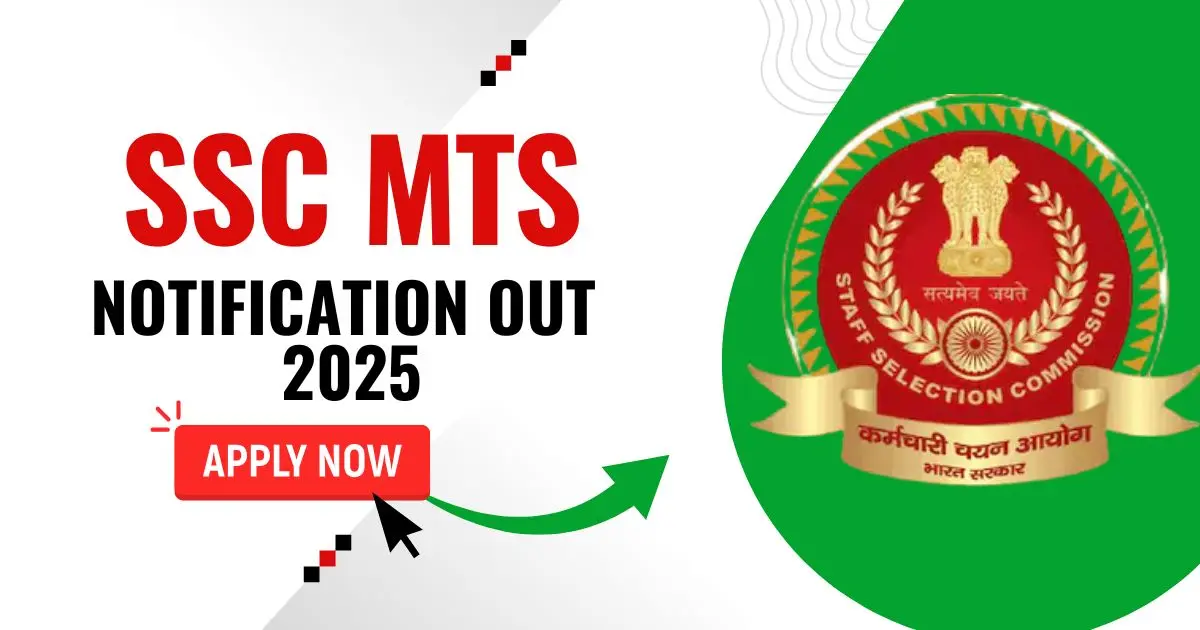 SSC MTS Notification 2025