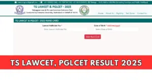 PGLCET Result 2025